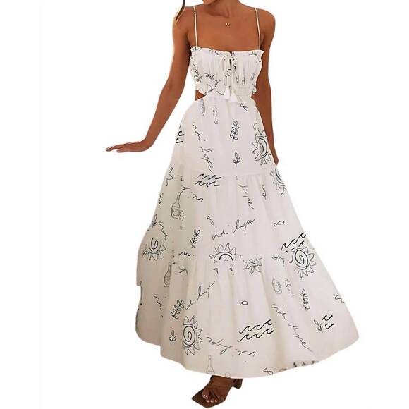 ROSA CLOTHING Dresses & Skirts - NEW ROSA CLOTHING clarissa bandeau swing maxi dress in white